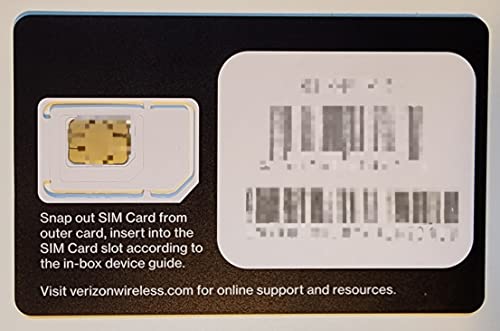 Verizon SIM Card for Samsung Galaxy S25 S25+ S25 Plus S25 Ultra S24/S23/S22/S21/S20 S24/S23/S22/S21/S20 Ultra/Plus S24+ S23+ S22+ S21+ S20+ S10/S9/S8/S7/S6 S10e S10+ S9+ S8+ Edge by Terra Wireless