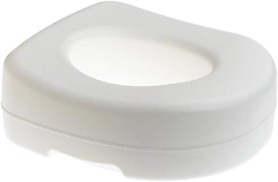 Carex Toilet Seat Riser - Adds 5 Inch of Height to Toilet - Raised Toilet Seat With 300 Pound Weight Capacity - Slip-Resistant: Health & Personal Care