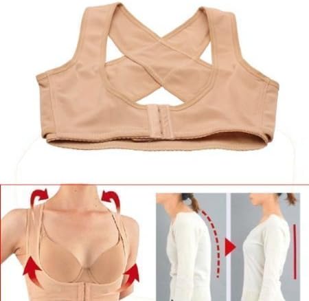 Adjustable Band X Type Lady Chest Support Belt Support Back Posture Corrector Brace Little Tight