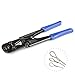 SENTAI Wire Cable Rope Crimping and Stripping Tool for Aluminum Oval Sleeves, Stop Sleeves, Crimp Ferrules,Crimping Loop Sleeves, Crimper, Cutters, Stripper - From 1/16 Inch to 1/8 Inch