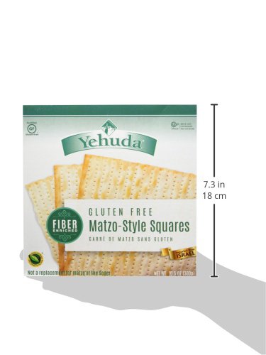 image for Yehuda Gluten Free High Fiber Matzo Style Squares, 10.5 Ounce