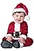 InCharacter Baby Santa Infant/Toddler Costume, Large(18-24mos) Red