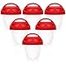 Egg Cooker Hard & Soft Boiled Maker Set 6 Packs Nonstick Silicone Eggs Boiler Cookers Egg Poacher Steamer Without Egg Shell