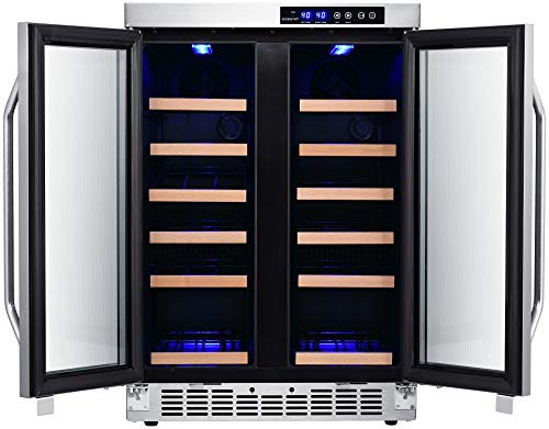 EdgeStar-CWR362FD-24-Inch-Wide-36-Bottle-Built-In-Wine-Cooler-with-Dual-Cooling-Zones