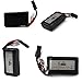 Fistone Rechargeable 7.4V 1000mAh Lithium Battery Pack for RC Car High Speed Racing Vehicle RTR Monster Truck with Charging Cable XH 2P Plug