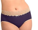 Kindred Bravely High Waist Postpartum Underwear & C-Section Recovery Maternity Panties (Small, Purple)