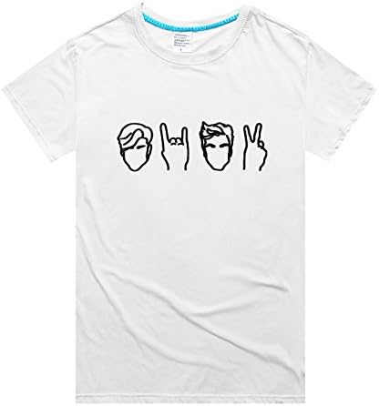 saozi Dolan&amp;Twins Logo Shirt Men's T-Shirts Customize Adult Pullover-White&amp;M