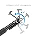 Selfie Stick, CINEYO(TM) Compact Foldable Bluetooth Aluminum Selfie Stick Adjustable Holder for GoPro iPhone 6 iPhone 6 Plus 5S 5C, Samsung Galaxy S6 Edge S5 and other Andriod and iphones (Black)