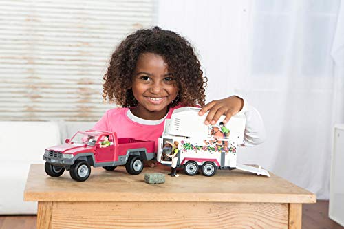 Schleich 42346 Horse Club Pk Up with Horse Box – Bild 2