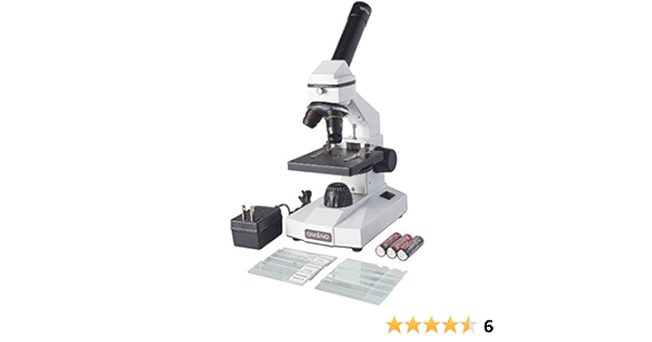 Student Microscope Portable With 3 Lenses 40x 100x 400x Magnification Wide Field Eyepiece Led Light Perfect Starter Microscope For Kids And Adults Industrial Scientific Amazon Com