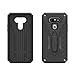 Zizo Static Cover for LG G5 [Military Grade] Case w/ [Built-in Kickstand] Shockproof Impact Dispersion Technology-Black/Black