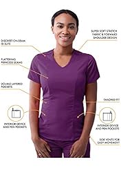 Adar Pro Modern Athletic Scrub Set For Women
