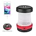 Solar Camping Light Upgraded Flashlight Emergency Light Wear-Resistant Outdoor Portable USB Charging Folding LED Camping Light Contraction Hanging Plastic Tent Lamp Red + Blackthumb 1