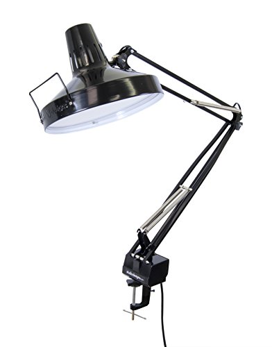 Studio Designs 12043 Studio Combo Lamp with LED Bulb, Black