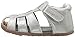Carter's Every Step Stage 3 Girl's and Boy's Walking Shoe, Addison, Silver, 5.5 M US Toddler