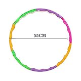 RUNSTAR 55cm Adjustable Portable Hula Hoop Adjustable Removable Hula Hoop for Kids(Less than 6 years old)