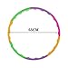 RUNSTAR 55cm Adjustable Portable Hula Hoop Adjustable Removable Hula Hoop for Kids(Less than 6 years old)