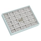 Stackers Duck Egg Blue Classic 25 Section Jewelry Box