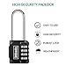 Combination Lock For Locker Outdoor - TOWOKE 4 Digit Weatherproof Resettable Padlock With 2.5 Inch Long Shackle, Zinc Alloy Lock For School Gym Locker, Backyard Gate, Hasp Cabinet, Fence - 2 Pack