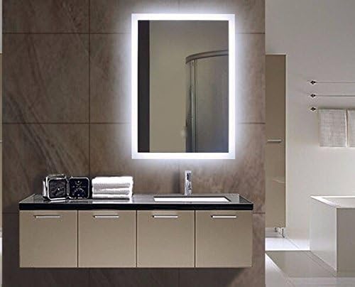 Rectangle Bathroom Mirror with LED Backlights