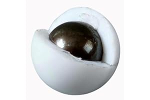 Lambid 25 x .68 Cal Nylon Coated Steel Balls, 9.8 Grams Steel Core Nylon Coating Projectiles Ammo of 68 Caliber Compatible with VK M17/Pistelle X-68/Grimburg for Self Defense and Target Shooting