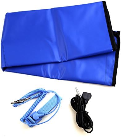 Anti-Static ESD Mat Kit for Samsung 13.3" Ultrabook 4 GB Memory and 256 GB Solid State Drive NP900X3E with Wrist Strap and a Grounding Cord