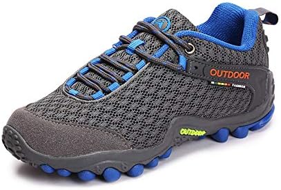 cici shoes Women's Outdoor Leather Hiking Shoes Low Cut Boots Breathable Lightweight Sneaker for Walking Trekking