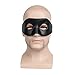 BengPro Men's Black Venetian Mardi Gras Masquerade Mask Faux Leather Halloween Costume Fancy Decorative Half Mask