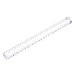 MECCANIXITY 1pcs Acrylic Round Rods 3/8" x 4" Clear