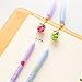 5 pcs/Lot Wish bottle pen Romantic lighting Fruit pendant 0.5mm black gel ink pens Stationery school supplies Canetas