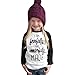 GBSELL Toddler Baby Kids Girls Clothes Letter Print Long Sleeve T-shirt Tops Fall Winter (White, 6T)
