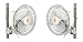 Secret Jardin Monkey Fan 16W Fits 0.63" - 0.83" Inch Grow Tent Poles - 2 PACK