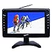 SuperSonic SC-2810 Portable LCD Digital AC/DC TV 10-Inch: Built-in USB and SD Card Reader | Handheld Television