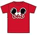 Disney Mickey Mouse Tee Men's T-Shirt Dad Fan Fashion Top (2X-Large)