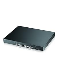 ZyXEL 10 puertos 1000 10g base t Smart Managed Switch Plus 2 Combo SFP + RJ45, total de 12 puertos (xs1920   12)