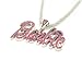 Nicki Minaj Barbie Necklace Large with Pink Stone