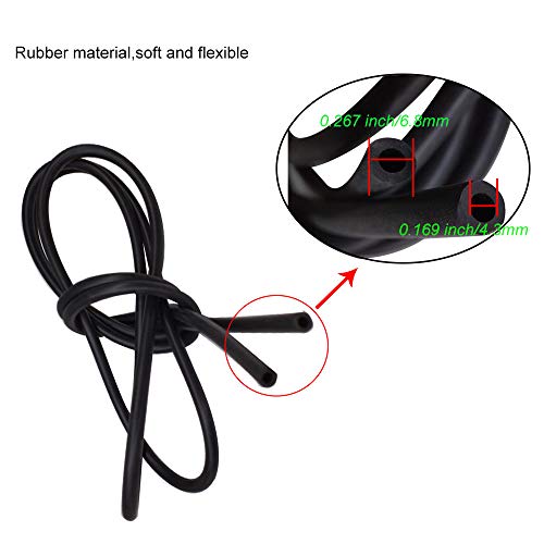 BUENNUS Universal Car Windshield Washer Hose Repair Kit 200cm/78.8inch Windshield Wiper Fluid Tube with 9 Pieces Hose White Connectors Wiper Fluid Hose Kit Connect Car Water Pump and Wiper Nozzles - Thumbnail 2
