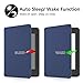 OMOTON Kindle Paperwhite Case (10th Generation-2018), Smart Shell Cover with Auto Sleep Wake Feature for Kindle Paperwhite 10th Gen 2018 Released, Navy Blue