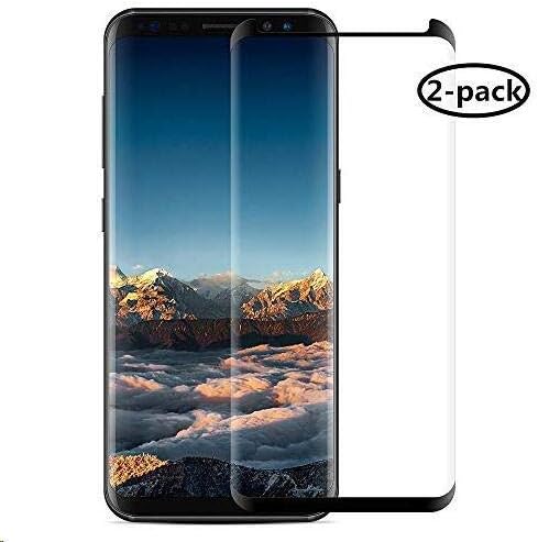 [2-Pack] Samsung Galaxy S9 Glass Screen Protector, Premium Tempered Protector Galaxy s9 Film,3D Curved Edges Tempered Glass Screens