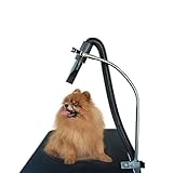 SHELANDY Pet dog grooming table arms Hair dryer holder Hands-Free Tool Holding Arms with Clamps