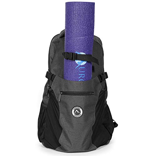 Aurorae Yoga Multi Purpose Backpack. Mat Sold Separately (Dark Grey)