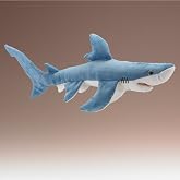 Wildlife Artist Blue Shark Plush Toy