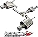 Tanabe T70040 Medalion Touring Cat-Back Dual Muffler Exhaust System for Honda S2000 2000-2005