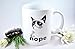 NOPE Grumpy Cat Novelty Ceramic Coffee Mug, Funny Cat Mug, Perfect for Coffee Mug Gift