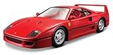 Bburago B18-26016 1:24 Scale Race and Play of The Ferrari F40 Sports Car Die-Cast Model
