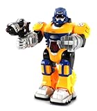 Velocity Toys Power Warrior Android Robot Toy Figure w/ Lights, Sounds, Realistic Walking Function (Colors May Vary)