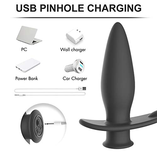 LOVEZ-Silicone-Vibratore-Massaggiatore-Prostatico-Stimolatore-Prostata-Perineo-Plug-Anali-Vibratore-con-10-Modalita-di-Vibrazione-per-Uomini-e-Donne-morbide-Flessibili-Impermeabile