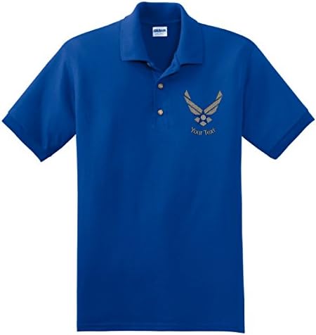 Personalized Custom Embroidered Air Force Chevron Logo Design on Polo Shirt