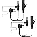 MaximalPower Surveillance Headset Earpiece PTT Mic Motorola 2-Pin Radio with Kevlar Enforcement (2 Pack) primary