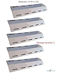 30500701 30500097 (5-pack) Stainless Steel Heat Plate Replacement for Select Ducane 5 Burner Gas Grill Models